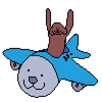 funny dog in a plane